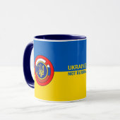 Ukraine - Nicht Russland Tasse (Vorderseite Links)