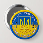 Ukraine No Quid Pro Quo Button (Vorne & Hinten)