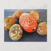Ukraine Ostereier Postkarte (Vorderseite)