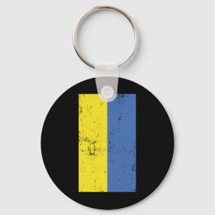 Ukraine Osteuropa Kiew abgenutzte Flagge Schlüsselanhänger