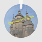 Ukraine Panorama Weihnachtsschmuck Ornament (Rückseite)