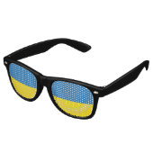 Ukraine Partybrille (Schrägansicht)