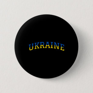 Ukraine Patriotisches Blau Gelbes Stolz Unterstütz Button