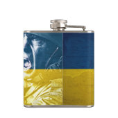 Ukraine Peace Soldier at War Flachmann (Rückseite)