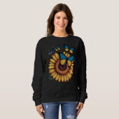 Ukraine. Peace. Sunflower symbol of Peace Sweatshirt (Vorne ganz)