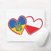 Ukraine-Polen-Flagge Mousepad (Mit Mouse)