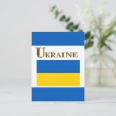 UKRAINE POSTKARTE (Stehend Vorderseite)
