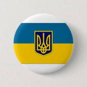 Ukraine-Präsident an der Meerflagge Button (Vorderseite)