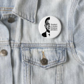 Ukraine Präsident Zelenskyy Half Portrait B&W Button (Beispiel)