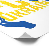 Ukraine President Volodymyr Zelensky Sticker  Poster (Ecke)