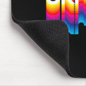 Ukraine Pride - Farbige Regenbogen-Grafik - Stolz  Mousepad (Ecke)