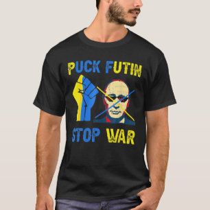 Ukraine Puck Futin Meme Ukrainian Lover Geschenk T-Shirt
