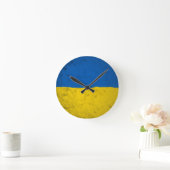 Ukraine Runde Wanduhr (Zuhause)