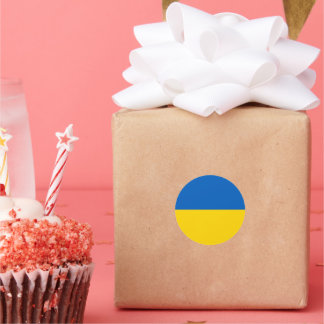 Ukraine Runder Aufkleber