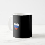 Ukraine Russland Frieden  Kaffeetasse (Vorderseite Links)