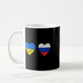 Ukraine Russland Frieden  Kaffeetasse (Links)