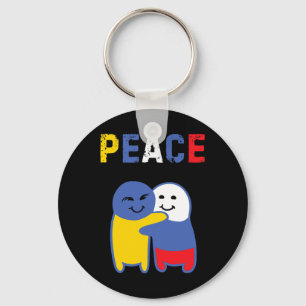 Ukraine Russland Frieden Ukraine Kein Krieg  Schlüsselanhänger
