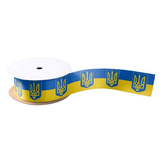 Ukraine Satinband (Spule)