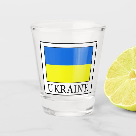 Ukraine Schnapsglas (Vorderseite)