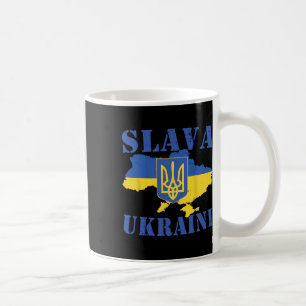 Ukraine-Shirt Slava Ukraini Ukrainische Flagge Dre Kaffeetasse