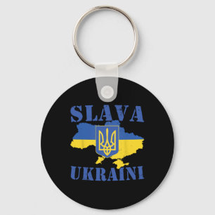 Ukraine-Shirt Slava Ukraini Ukrainische Flagge Dre Schlüsselanhänger