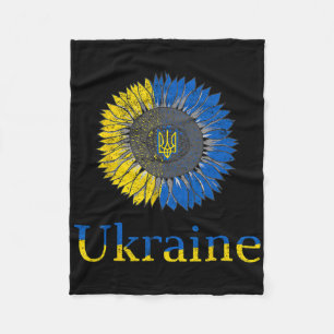 Ukraine-Shirt Ukrainer Sonnenblume Vintage Ukraini Fleecedecke