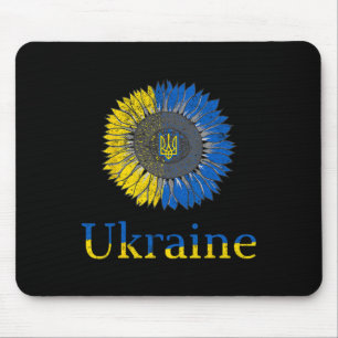 Ukraine-Shirt Ukrainer Sonnenblume Vintage Ukraini Mousepad