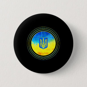 Ukraine-Shirt Ukrainische Flagge Ukraine Wolodymyr Button