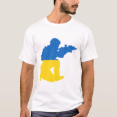 Ukraine Siegel T-Shirt (Vorderseite)