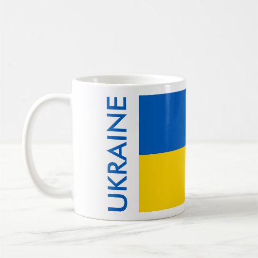 UKRAINE SOCCER KAFFEETASSE (Links)