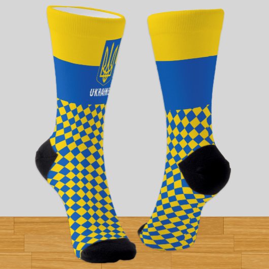 Ukraine Socken, ukrainische Fahne Mode / Sport Socken