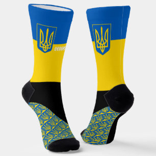 Ukraine Socken, ukrainische Flagge patriotisch / s Socken