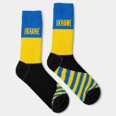 Ukraine Socken, ukrainische Flaggenfarben / Sport Socken (Rechts)