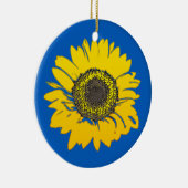 Ukraine Sonnenblume Keramik Ornament (Rechts)