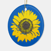 Ukraine Sonnenblume Keramik Ornament (Links)
