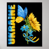 Ukraine Sonnenblume Poster (Vorne)