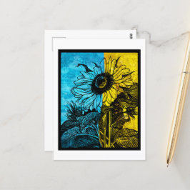 Ukraine Sonnenblume Postkarte