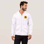 Ukraine Sonnenblumen Friedenszeichen Zeichen gegen Hoodie (Vorne ganz)