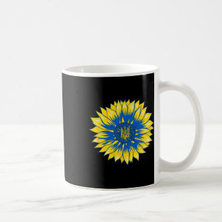 Ukraine Sonnenblumen-Shirt Retro Floral Ukrainisch Kaffeetasse