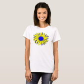 Ukraine Sonnenblumen-T - Shirt (Vorne ganz)