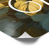Ukraine Sonnenblumenfeld-Reiseplakat Poster (Ecke)
