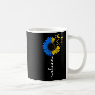 Ukraine Sonnenblumenflagge Vintage Ukrainische Fla Kaffeetasse