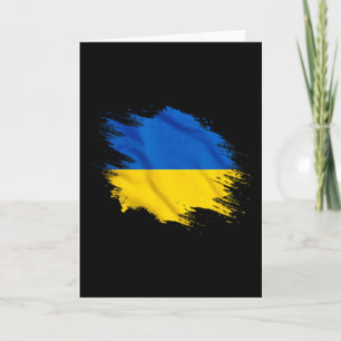 Ukraine-Souvenir-Geschenk Ukrainische Landesflagge Karte