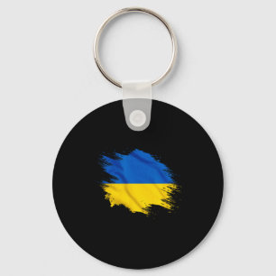 Ukraine-Souvenir-Geschenk Ukrainische Landesflagge Schlüsselanhänger