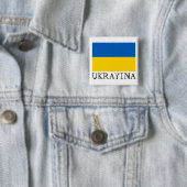 Ukraine-Staatsflagge Button (Beispiel)