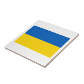 Ukraine-Staatsflagge Fliese (Seite)