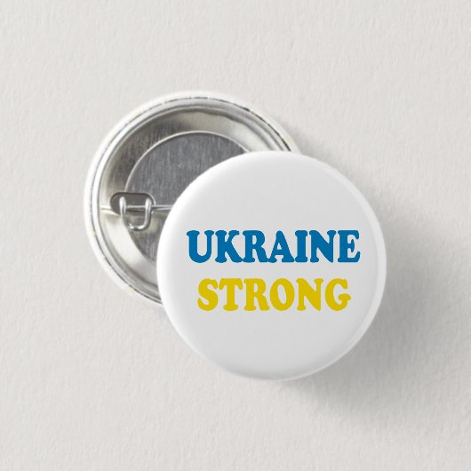 Ukraine stark button (Vorne & Hinten)