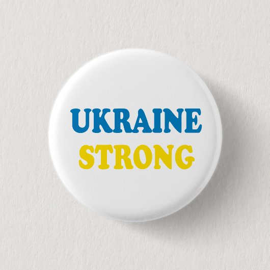 Ukraine stark button (Vorderseite)