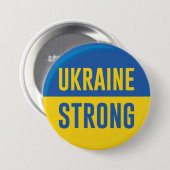 Ukraine stark button (Vorne & Hinten)
