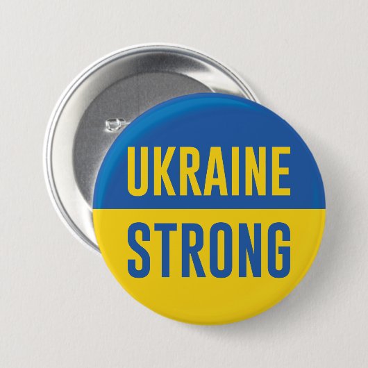 Ukraine stark button (Vorne & Hinten)